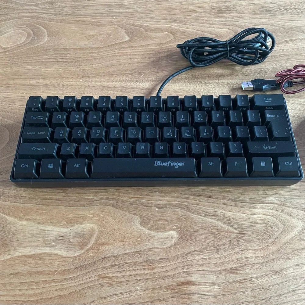 EUC Bluefinger gaming keyboard and mouse set